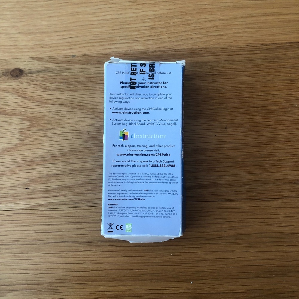 CPS Pulse Clicker eInstruction - Picture 2 of 5